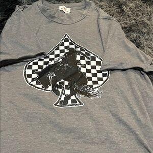 Spade Graphic Gray T-Shirt